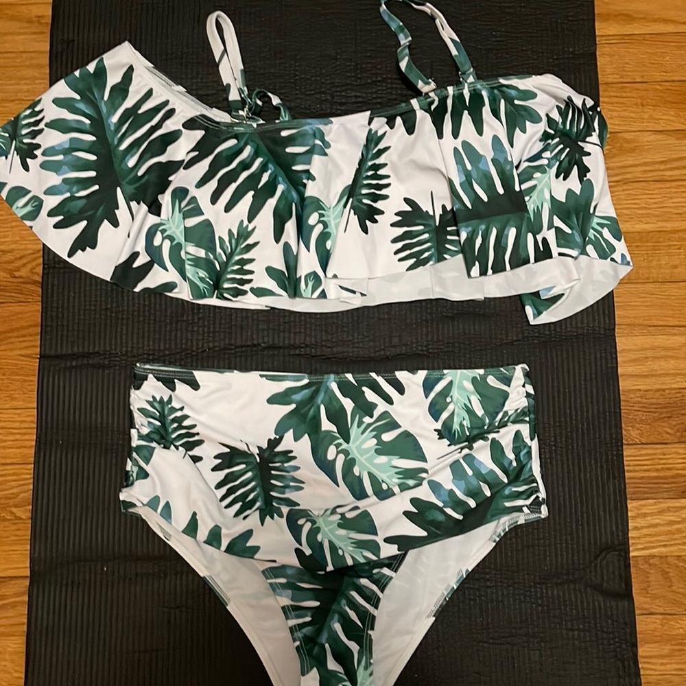 2-piece high water bikini
